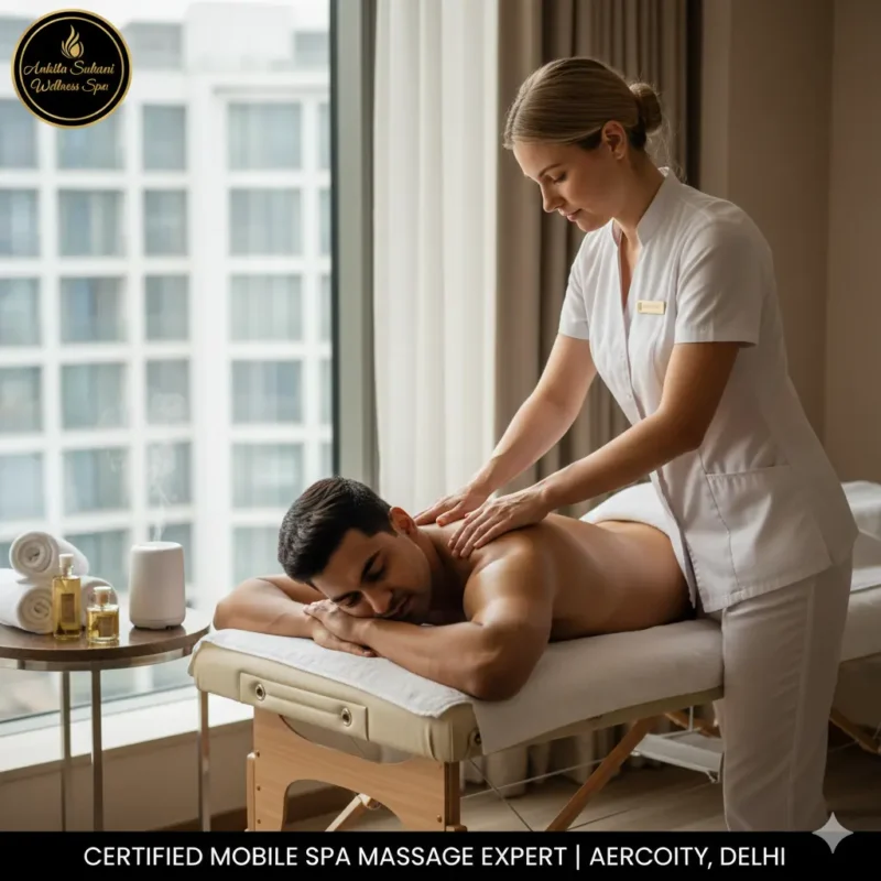 Certified European Deep Tissue Mobile Spa Expert Home Service in Aerocity, Delhi - For Hotels & Travelers
