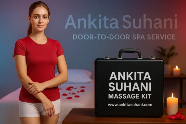 Certified massage therapist providing full body home massage service in Janakpuri Delhi with professional spa kit and clean linens