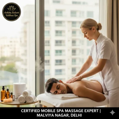 Certified European Deep Tissue Mobile Spa Expert Home Service in Malviya Nagar, Delhi