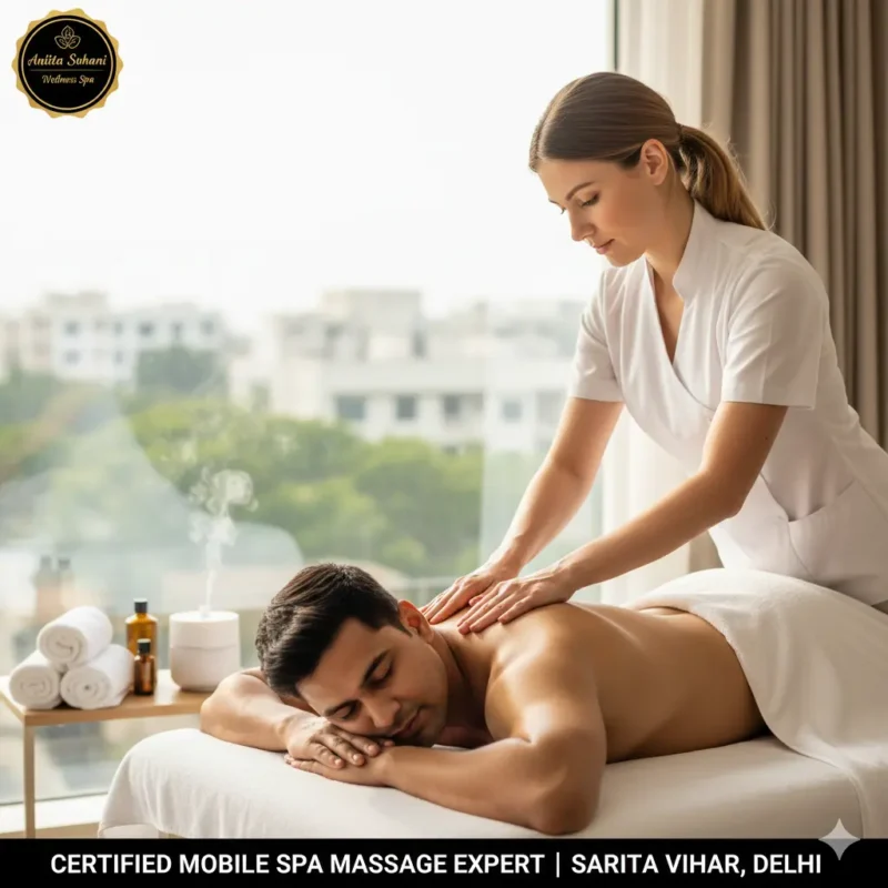 Certified European Deep Tissue Mobile Spa Massage Expert Home Service in Sarita Vihar, Delhi - Serving Noida via Kalindi Kunj