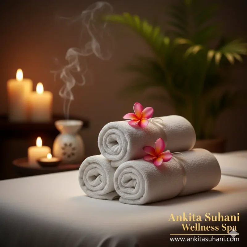 Ankita Suhani Wellness Spa ,Luxury Spa Setup with Clean Towels and Organic Oils, Mobile Spa ,Full Body Massage